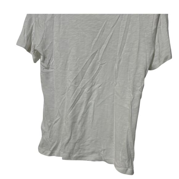 SPLENDID TOP WOMENS XSMALL BASIC CREW NECK SHORT SLEEVE SLUB TEE SHIRT WHITE - Picture 9 of 12